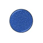 Sparkling Glitter Blue Hat Clip Ball Marker Front