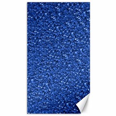 Sparkling Glitter Blue Canvas 40  x 72  