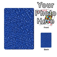 Sparkling Glitter Blue Multi-purpose Cards (Rectangle) 