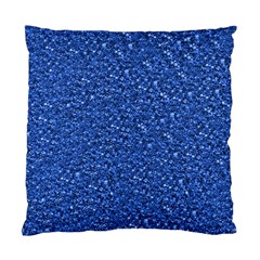 Sparkling Glitter Blue Standard Cushion Case (One Side) 