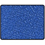 Sparkling Glitter Blue Fleece Blanket (Medium)  60 x50  Blanket Front