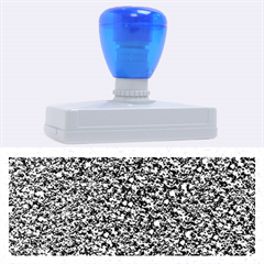 Sparkling Glitter Blue Rubber Address Stamps (XL)