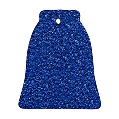 Sparkling Glitter Blue Ornament (Bell) 