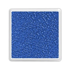 Sparkling Glitter Blue Memory Card Reader (Square) 