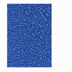 Sparkling Glitter Blue Large Garden Flag (Two Sides)