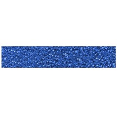 Sparkling Glitter Blue Flano Scarf (Large) 