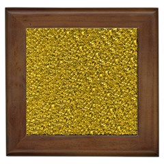 Sparkling Glitter Golden Framed Tiles