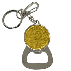 Sparkling Glitter Golden Bottle Opener Key Chains