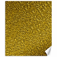 Sparkling Glitter Golden Canvas 20  X 24  