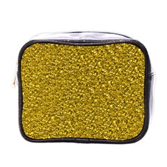 Sparkling Glitter Golden Mini Toiletries Bags