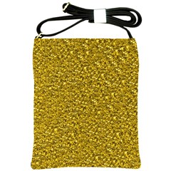 Sparkling Glitter Golden Shoulder Sling Bags