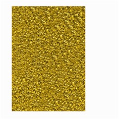 Sparkling Glitter Golden Large Garden Flag (two Sides)