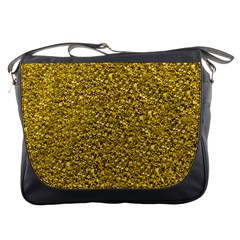 Sparkling Glitter Golden Messenger Bags