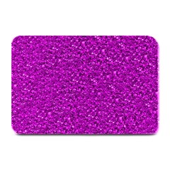 Sparkling Glitter Hot Pink Plate Mats