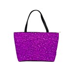 Sparkling Glitter Hot Pink Shoulder Handbags Front