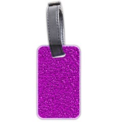 Sparkling Glitter Hot Pink Luggage Tags (two Sides) by ImpressiveMoments