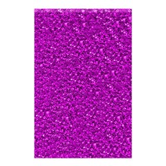 Sparkling Glitter Hot Pink Shower Curtain 48  X 72  (small) 