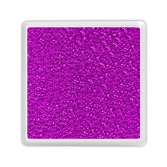 Sparkling Glitter Hot Pink Memory Card Reader (square) 