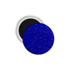 Sparkling Glitter Inky Blue 1 75  Magnets by ImpressiveMoments