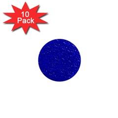 Sparkling Glitter Inky Blue 1  Mini Magnet (10 Pack)  by ImpressiveMoments