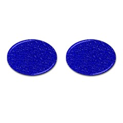 Sparkling Glitter Inky Blue Cufflinks (oval) by ImpressiveMoments