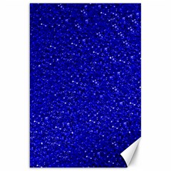 Sparkling Glitter Inky Blue Canvas 20  X 30   by ImpressiveMoments