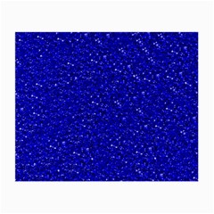 Sparkling Glitter Inky Blue Small Glasses Cloth (2-side)