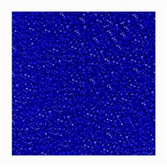 Sparkling Glitter Inky Blue Medium Glasses Cloth (2-side) by ImpressiveMoments