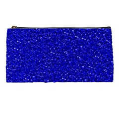 Sparkling Glitter Inky Blue Pencil Cases by ImpressiveMoments