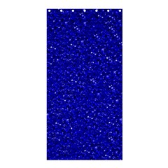 Sparkling Glitter Inky Blue Shower Curtain 36  X 72  (stall)  by ImpressiveMoments