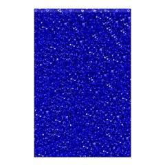 Sparkling Glitter Inky Blue Shower Curtain 48  X 72  (small) 