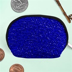 Sparkling Glitter Inky Blue Accessory Pouches (medium) 