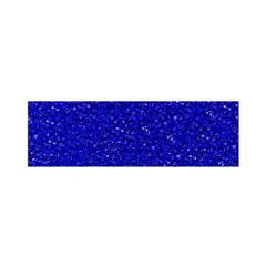 Sparkling Glitter Inky Blue Satin Scarf (oblong)