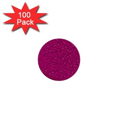 Sparkling Glitter Pink 1  Mini Buttons (100 Pack)  by ImpressiveMoments