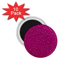 Sparkling Glitter Pink 1 75  Magnets (10 Pack) 