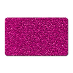 Sparkling Glitter Pink Magnet (rectangular)