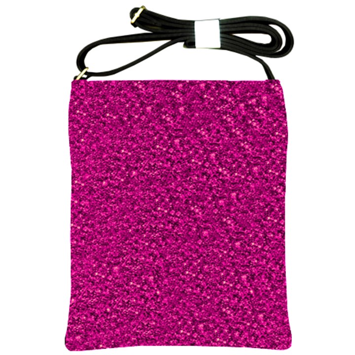 Sparkling Glitter Pink Shoulder Sling Bags