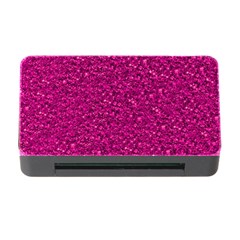 Sparkling Glitter Pink Memory Card Reader With Cf