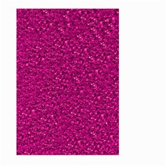 Sparkling Glitter Pink Large Garden Flag (two Sides)