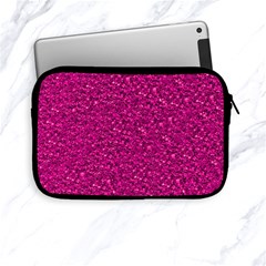 Sparkling Glitter Pink Apple Ipad Mini Zipper Cases