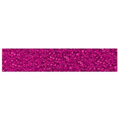 Sparkling Glitter Pink Flano Scarf (small) 