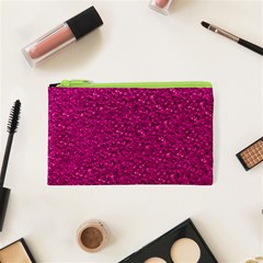 Sparkling Glitter Pink Cosmetic Bag (xs)