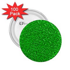 Sparkling Glitter Neon Green 2 25  Buttons (100 Pack) 