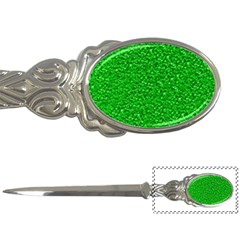 Sparkling Glitter Neon Green Letter Openers