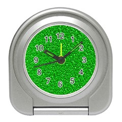 Sparkling Glitter Neon Green Travel Alarm Clocks