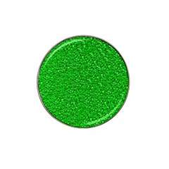 Sparkling Glitter Neon Green Hat Clip Ball Marker (4 Pack)