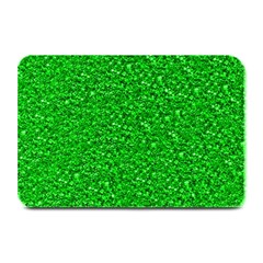 Sparkling Glitter Neon Green Plate Mats