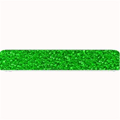 Sparkling Glitter Neon Green Small Bar Mats