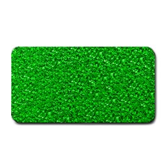 Sparkling Glitter Neon Green Medium Bar Mats