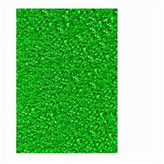 Sparkling Glitter Neon Green Large Garden Flag (two Sides) by ImpressiveMoments